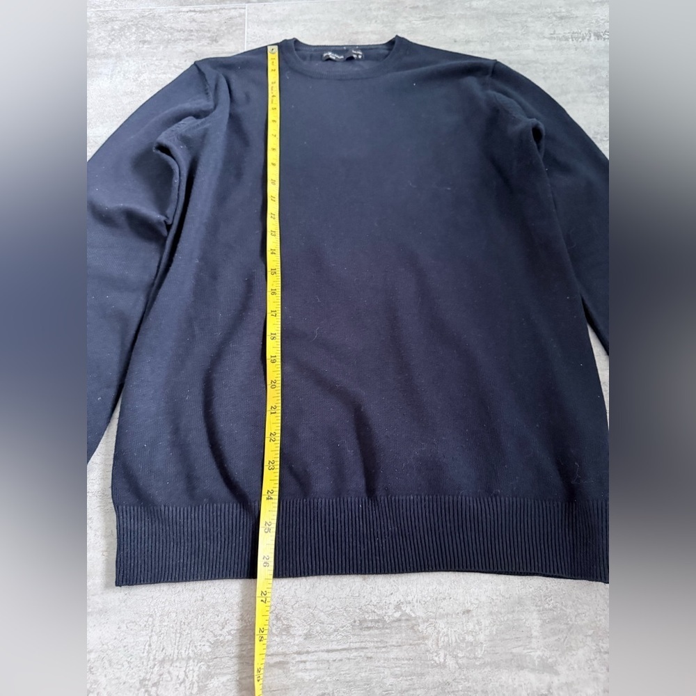 Lot of 2 Men’s Sweaters – Piazza Italia (Navy) & DeFacto (Black) Size M - Picture 11 of 16